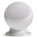 PAIRE D'ENCEINTES SATELLITE SPHÉRIQUE 50W RMS BLANC